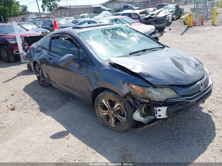 2015 Honda Civic VIN 2HGFG3B8XFH515801 IAAI salvage auction — FRONT END, Salvage Title, sold $175 on 2026-07-30 (photo 1)