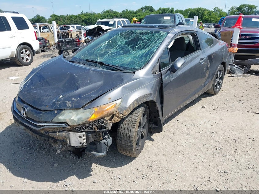2015 Honda Civic VIN 2HGFG3B8XFH515801 IAAI salvage auction — FRONT END, Salvage Title, sold $175 on 2026-07-30 (photo 2)