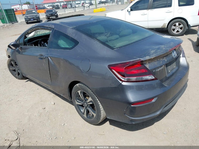 2015 Honda Civic VIN 2HGFG3B8XFH515801 IAAI salvage auction — FRONT END, Salvage Title, sold $175 on 2026-07-30 (photo 3)