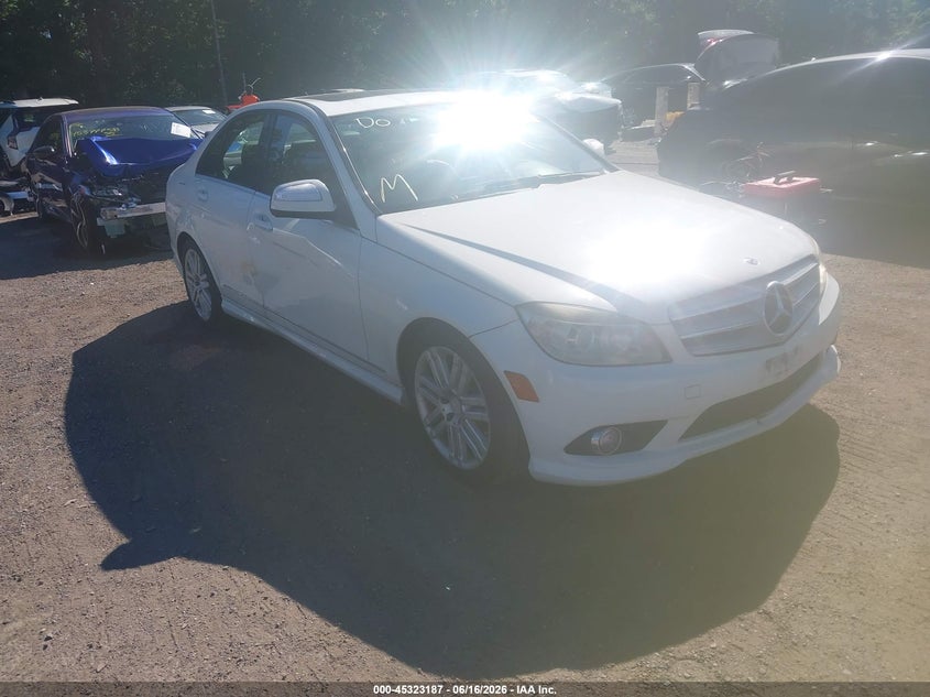 2008 Mercedes-benz C-klasse VIN WDDGF54X48F102580 IAAI salvage auction — RIGHT SIDE, Salvage - Greater Than 75% (Maryland), sold $500 on 2026-07-18 (photo 1)