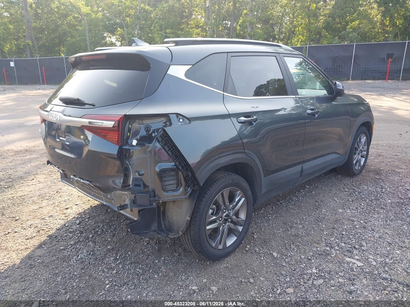 2023 Kia Seltos VIN KNDEU2AAXP7356163 IAAI salvage auction — REAR END, Salvage (South Carolina), sold $6,700 on 2026-07-29 (photo 4)
