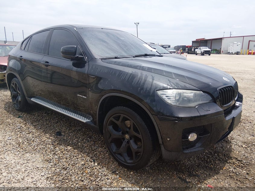 2011 BMW X6 VIN 5UXFG2C52BLX08095 IAAI salvage auction — LEFT FRONT, Nrc Lienholder Repossession Paperwork (Alabama), sold $2,450 on 2026-07-07 (photo 1)
