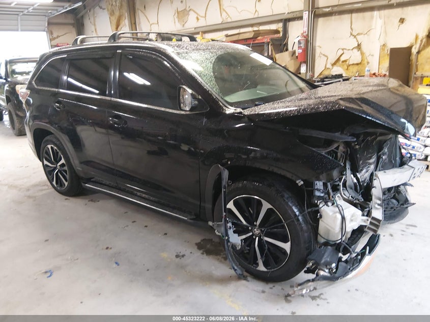 2015 Toyota Highlander VIN 5TDYKRFH5FS038506 IAAI salvage auction — FRONT END, Salvage Title, sold $3,125 on 2026-07-22 (photo 1)