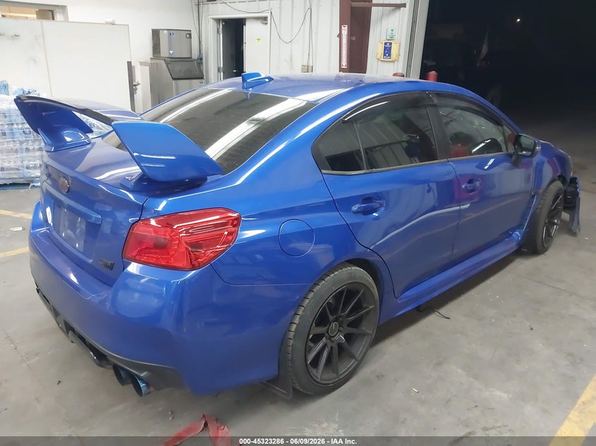 2021 Subaru Wrx sti VIN JF1VA2W63M9812989 IAAI salvage auction — FRONT END, Salvage Title, sold $5,700 on 2026-07-28 (photo 4)
