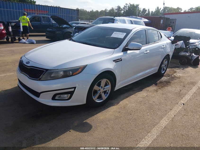 2015 Kia Optima VIN 5XXGM4A78FG448614 IAAI salvage auction — REAR END, Salvage Title, sold $1,700 on 2026-07-09 (photo 2)