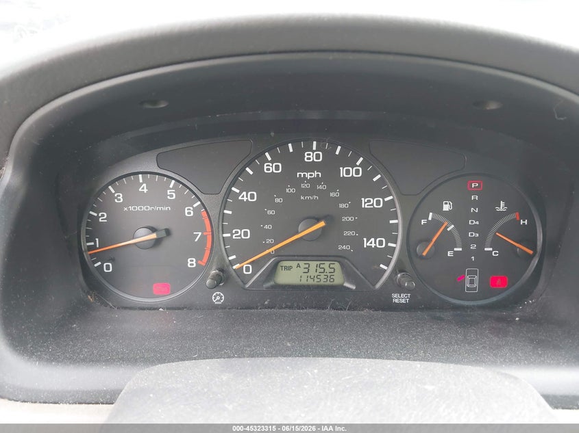 2002 Honda Accord VIN JHMCG66862C009410 IAAI salvage auction — FRONT & REAR, Clear (Oklahoma), sold $1,350 on 2026-07-30 (photo 7)