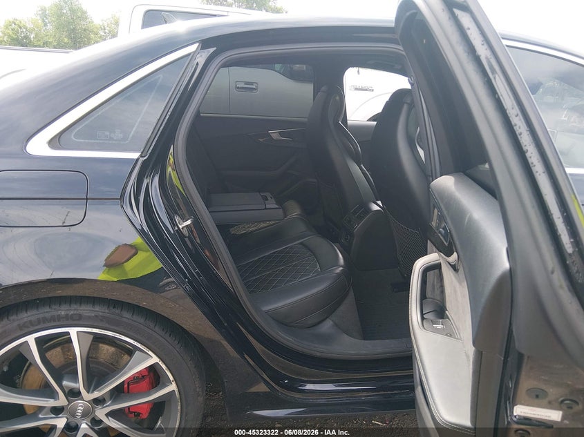 2018 Audi S4 VIN WAUC4AF44JA001470 IAAI salvage auction — FRONT END, Salvage Title, sold $6,300 on 2026-07-19 (photo 8)