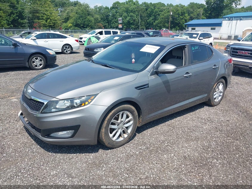 2013 Kia Optima VIN 5XXGM4A75DG176763 IAAI salvage auction — RIGHT FRONT, Salvage (Idaho), sold $25 on 2026-07-21 (photo 2)