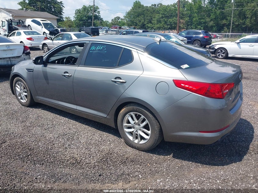 2013 Kia Optima VIN 5XXGM4A75DG176763 IAAI salvage auction — RIGHT FRONT, Salvage (Idaho), sold $25 on 2026-07-21 (photo 3)