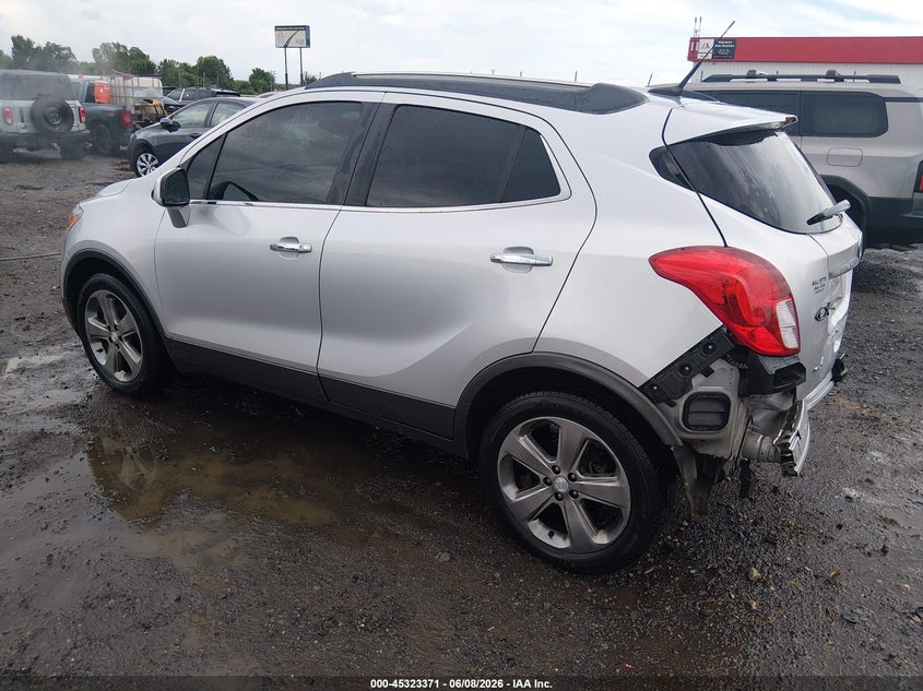 2013 Buick Encore VIN KL4CJASB0DB077549 IAAI salvage auction — REAR END, Salvage Title, sold $1,250 on 2026-07-08 (photo 3)