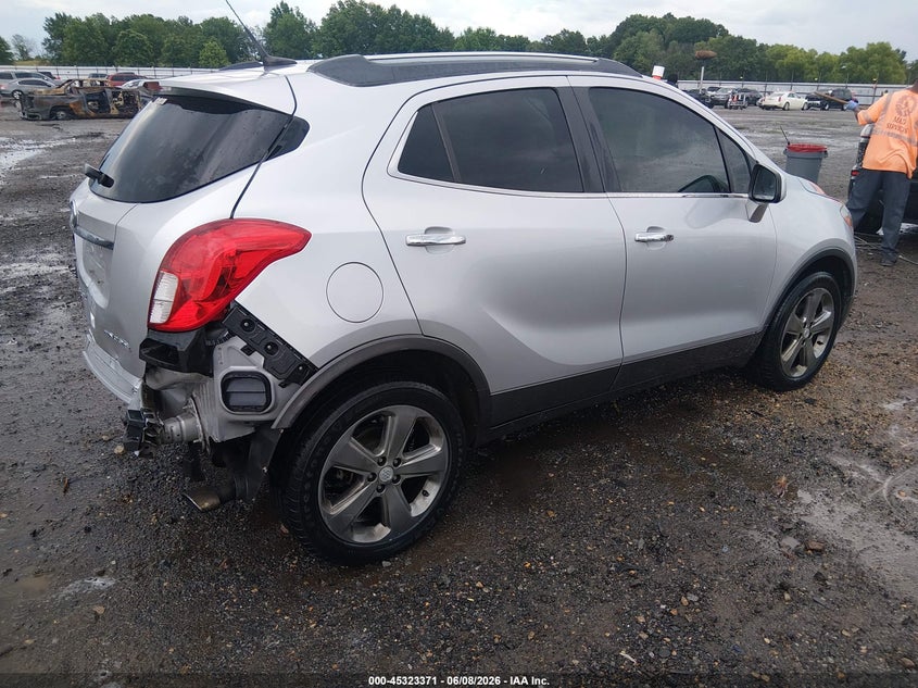 2013 Buick Encore VIN KL4CJASB0DB077549 IAAI salvage auction — REAR END, Salvage Title, sold $1,250 on 2026-07-08 (photo 4)