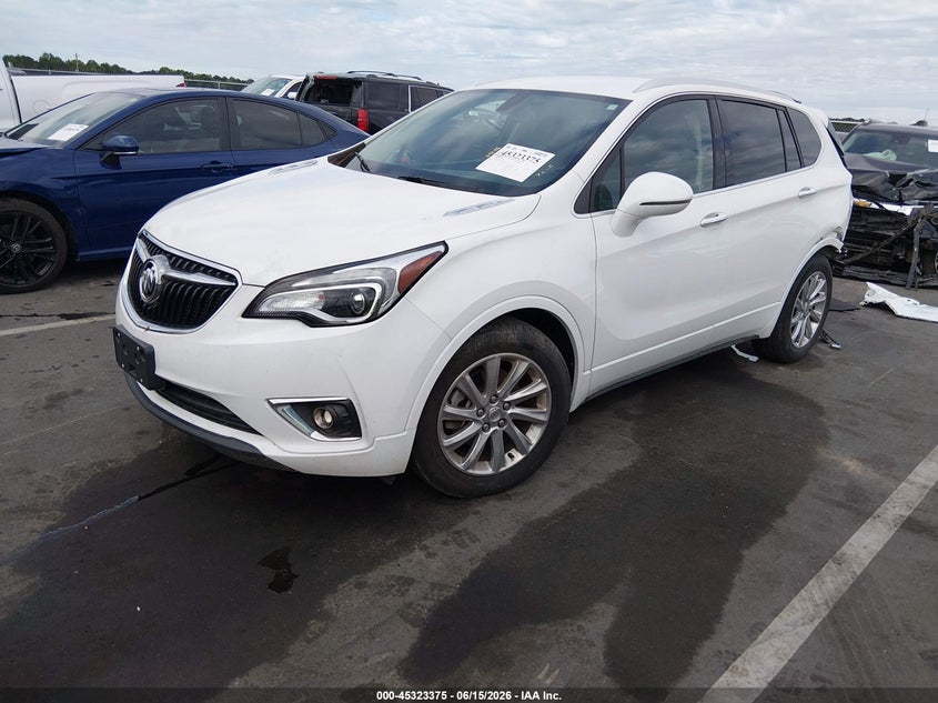 2020 Buick Envision VIN LRBFXCSA1LD061933 IAAI salvage auction — LEFT REAR, Salvage (North Carolina), sold $2,500 on 2026-07-29 (photo 2)