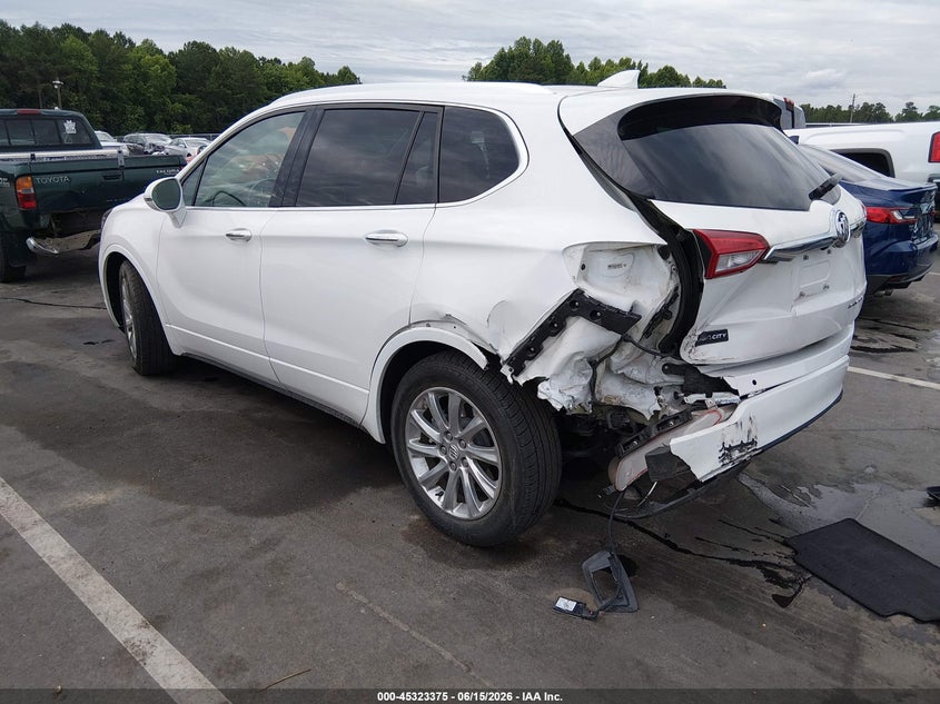 2020 Buick Envision VIN LRBFXCSA1LD061933 IAAI salvage auction — LEFT REAR, Salvage (North Carolina), sold $2,500 on 2026-07-29 (photo 3)