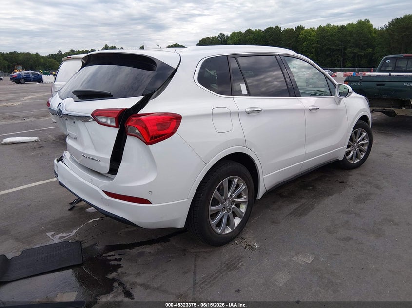 2020 Buick Envision VIN LRBFXCSA1LD061933 IAAI salvage auction — LEFT REAR, Salvage (North Carolina), sold $2,500 on 2026-07-29 (photo 4)