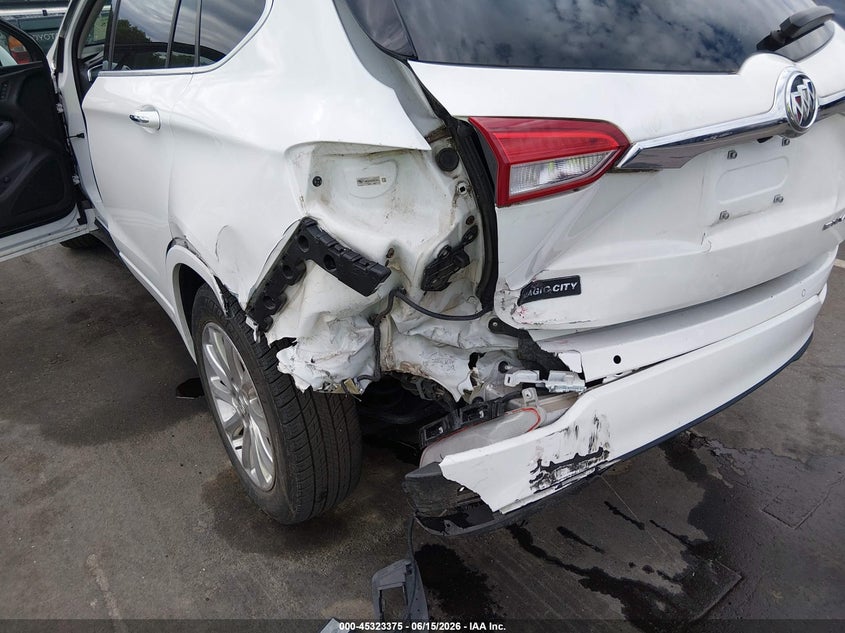 2020 Buick Envision VIN LRBFXCSA1LD061933 IAAI salvage auction — LEFT REAR, Salvage (North Carolina), sold $2,500 on 2026-07-29 (photo 6)