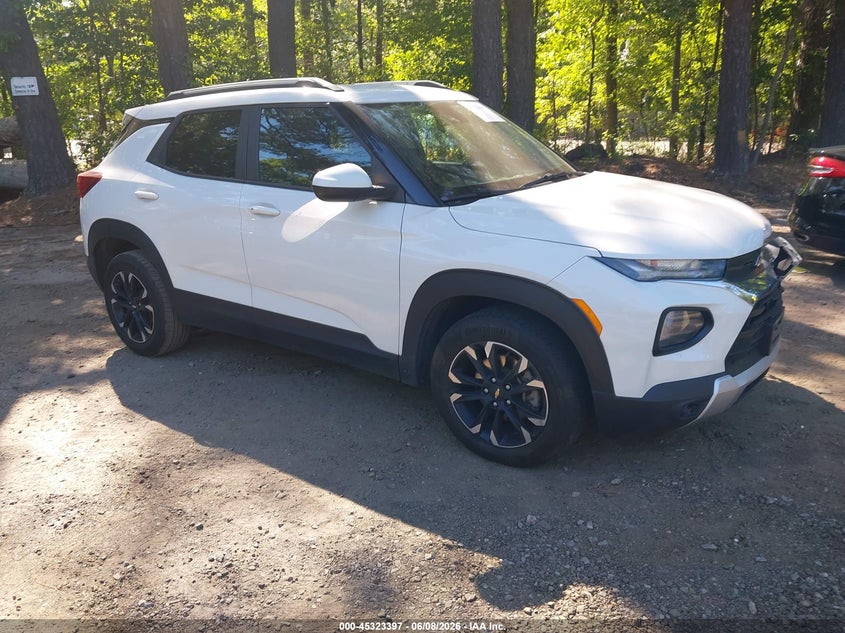 2021 Chevrolet Trailblazer VIN KL79MPSL1MB155806 IAAI salvage auction — LEFT FRONT, Salvage (Virginia), sold $3,050 on 2026-07-28 (photo 1)
