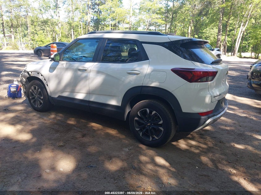 2021 Chevrolet Trailblazer VIN KL79MPSL1MB155806 IAAI salvage auction — LEFT FRONT, Salvage (Virginia), sold $3,050 on 2026-07-28 (photo 3)