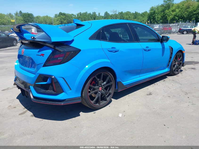 2021 Honda Civic type r VIN SHHFK8G79MU202203 IAAI salvage auction — SIDE, Salvage (Massachusetts), sold $18,600 on 2026-07-23 (photo 4)
