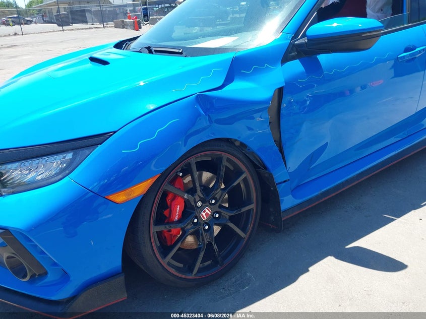 2021 Honda Civic type r VIN SHHFK8G79MU202203 IAAI salvage auction — SIDE, Salvage (Massachusetts), sold $18,600 on 2026-07-23 (photo 6)