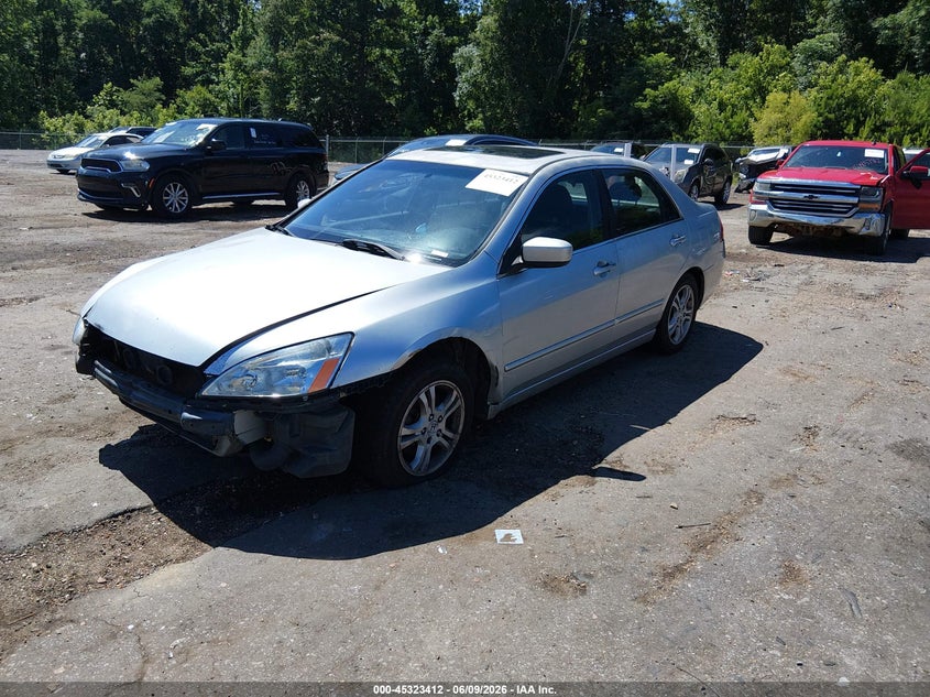 2006 Honda Accord VIN JHMCM56826C007338 IAAI salvage auction — FRONT & REAR, Salvage (Mississippi), sold $225 on 2026-07-08 (photo 2)
