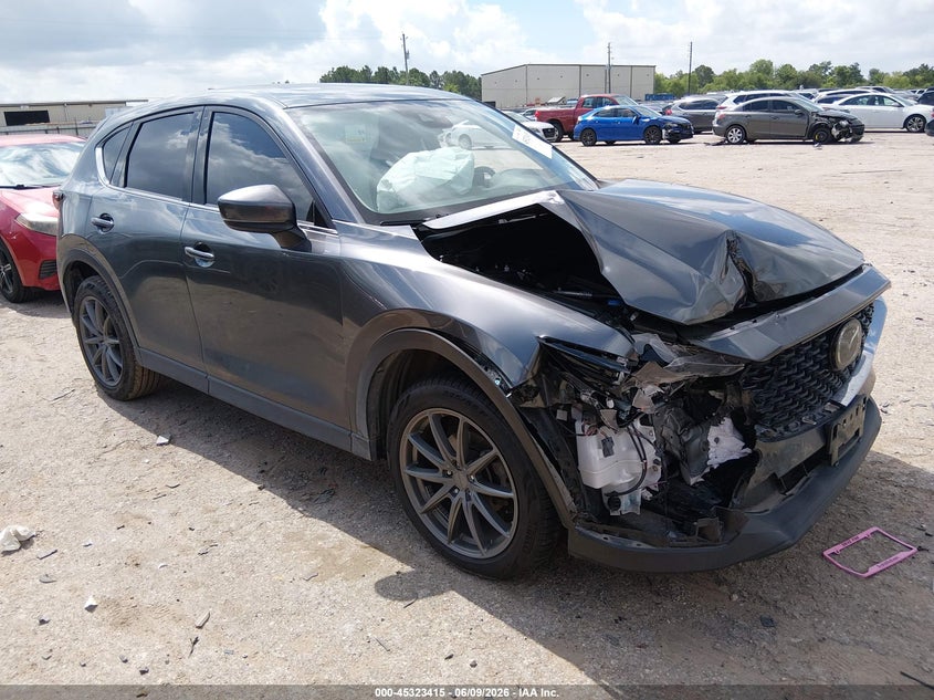 2023 Mazda Cx-5 VIN JM3KFBEM6P0148069 IAAI salvage auction — RIGHT FRONT, Salvage Title, sold $6,850 on 2026-07-08 (photo 1)