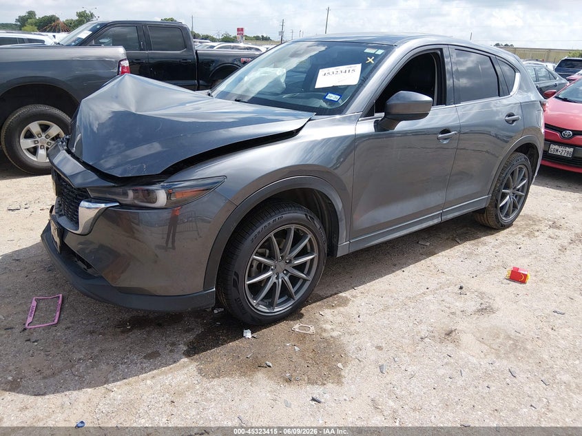 2023 Mazda Cx-5 VIN JM3KFBEM6P0148069 IAAI salvage auction — RIGHT FRONT, Salvage Title, sold $6,850 on 2026-07-08 (photo 2)