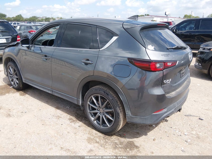 2023 Mazda Cx-5 VIN JM3KFBEM6P0148069 IAAI salvage auction — RIGHT FRONT, Salvage Title, sold $6,850 on 2026-07-08 (photo 3)