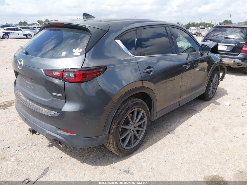 2023 Mazda Cx-5 VIN JM3KFBEM6P0148069 IAAI salvage auction — RIGHT FRONT, Salvage Title, sold $6,850 on 2026-07-08 (photo 4)