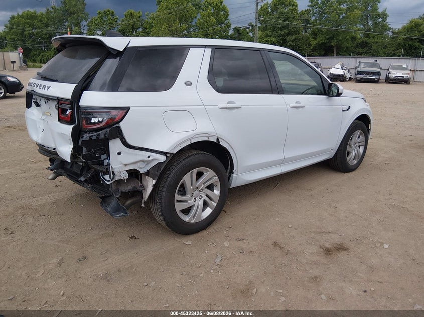 2020 Land rover Discovery sport VIN SALCT2FX0LH861973 IAAI salvage auction — FRONT & REAR, Salvage Title, sold $8,550 on 2026-07-09 (photo 4)