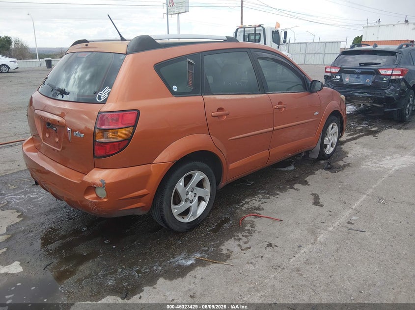 2004 Pontiac Vibe VIN 5Y2SL62804Z411017 IAAI salvage auction — RIGHT SIDE, Salvage (New Mexico), sold $275 on 2026-07-20 (photo 4)