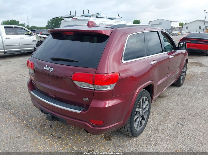 2017 Jeep Grand cherokee VIN 1C4RJFCG0HC756471 IAAI salvage auction — LEFT FRONT, Salvage (Illinois), sold $4,450 on 2026-08-15 (photo 4)