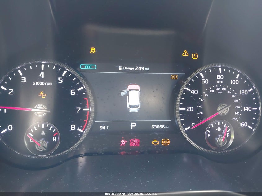 2022 Kia Telluride VIN 5XYP5DHC1NG277215 IAAI salvage auction — FRONT END, Salvage Title, sold $5,500 on 2026-07-28 (photo 7)