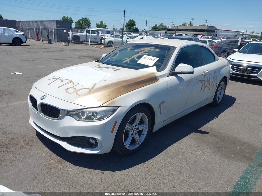 2015 BMW 4er VIN WBA3V5C59FP752683 IAAI salvage auction — VANDALISM, Salvage Title, sold $4,350 on 2026-07-22 (photo 6)