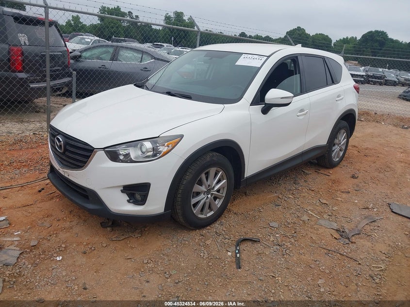 2016 Mazda Cx-5 VIN JM3KE4CY1G0850028 IAAI salvage auction — FRONT & REAR, Salvage (South Carolina), sold $3,400 on 2026-07-20 (photo 2)