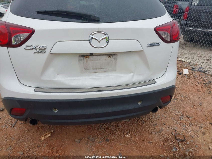 2016 Mazda Cx-5 VIN JM3KE4CY1G0850028 IAAI salvage auction — FRONT & REAR, Salvage (South Carolina), sold $3,400 on 2026-07-20 (photo 6)