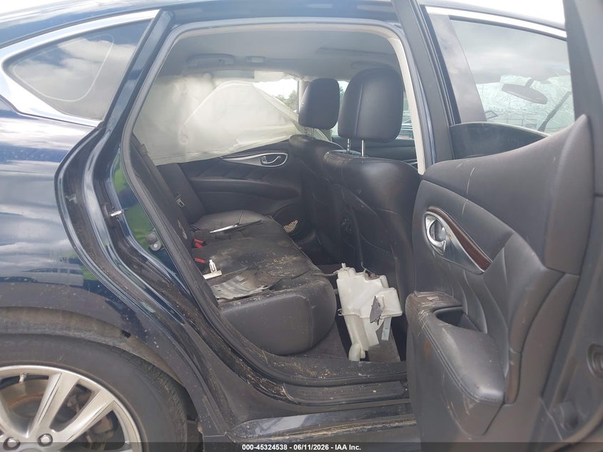 2017 Infiniti Q70 VIN JN1BY1AP8HM740891 IAAI salvage auction — FRONT END, Salvage (Texas), sold $400 on 2026-07-10 (photo 8)