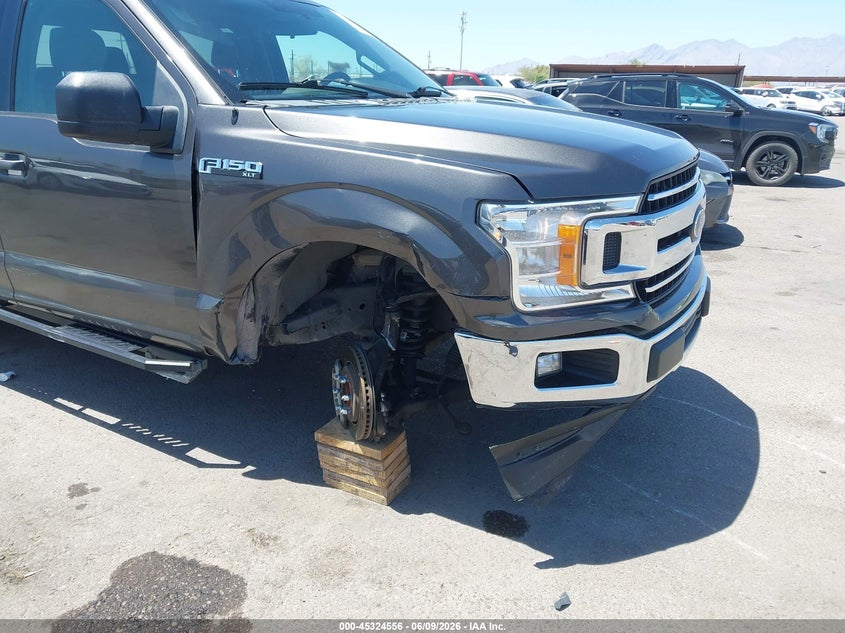 2018 Ford F-150 VIN 1FTEW1C52JKE46738 IAAI salvage auction — RIGHT FRONT, Salvage Title, sold $9,350 on 2026-07-09 (photo 6)