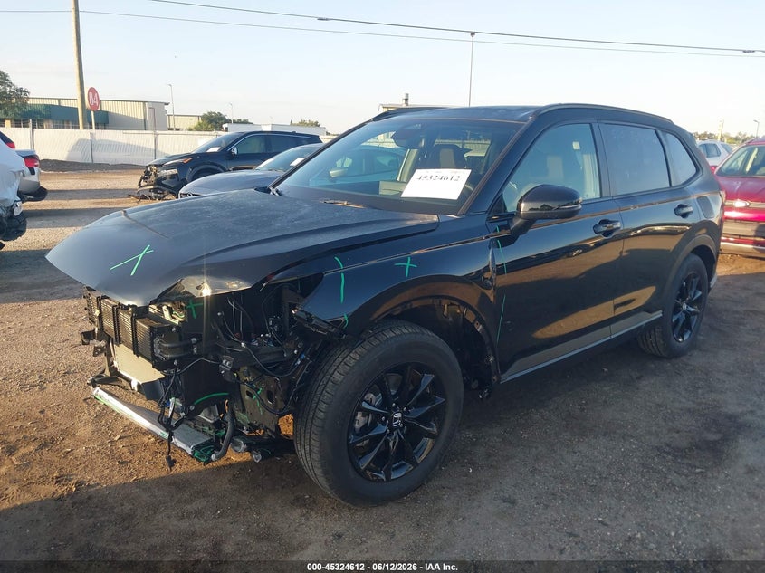2026 Honda Cr-v VIN 5J6RS5H54TL019839 IAAI salvage auction — FRONT END, Salvage Title, sold $14,500 on 2026-08-01 (photo 2)