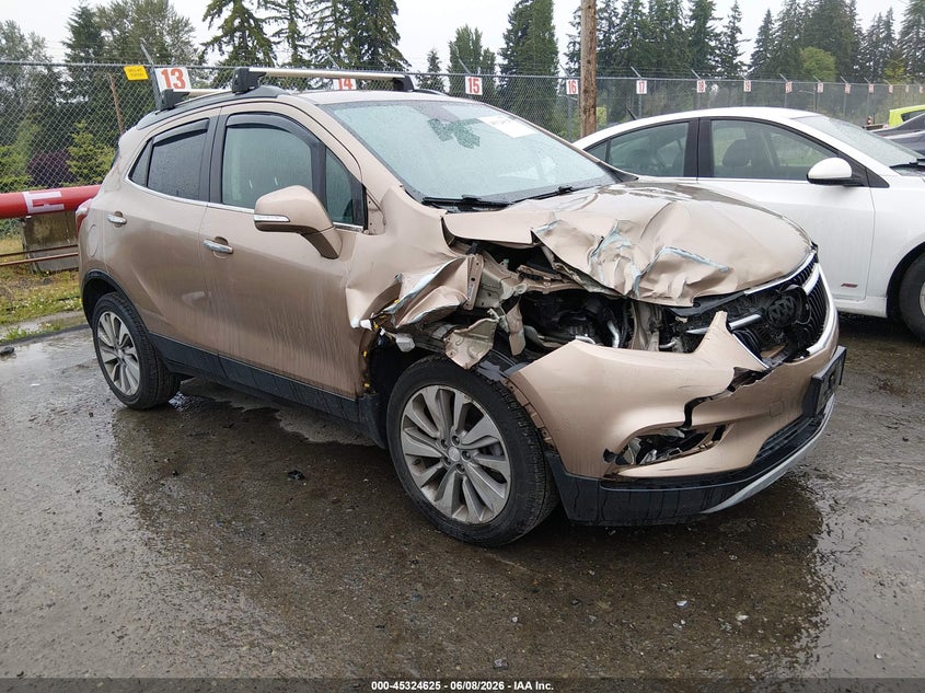 2019 Buick Encore VIN KL4CJASBXKB733057 IAAI salvage auction — RIGHT FRONT, Salvage Title, sold $1,200 on 2026-07-15 (photo 1)