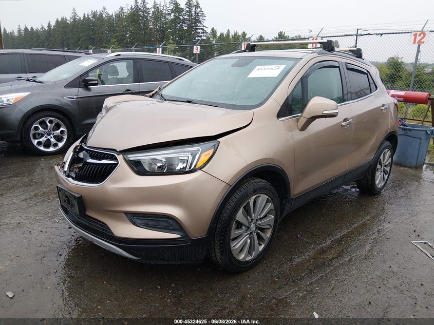 2019 Buick Encore VIN KL4CJASBXKB733057 IAAI salvage auction — RIGHT FRONT, Salvage Title, sold $1,200 on 2026-07-15 (photo 2)