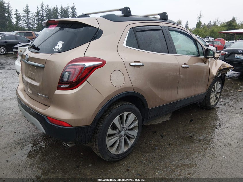 2019 Buick Encore VIN KL4CJASBXKB733057 IAAI salvage auction — RIGHT FRONT, Salvage Title, sold $1,200 on 2026-07-15 (photo 4)