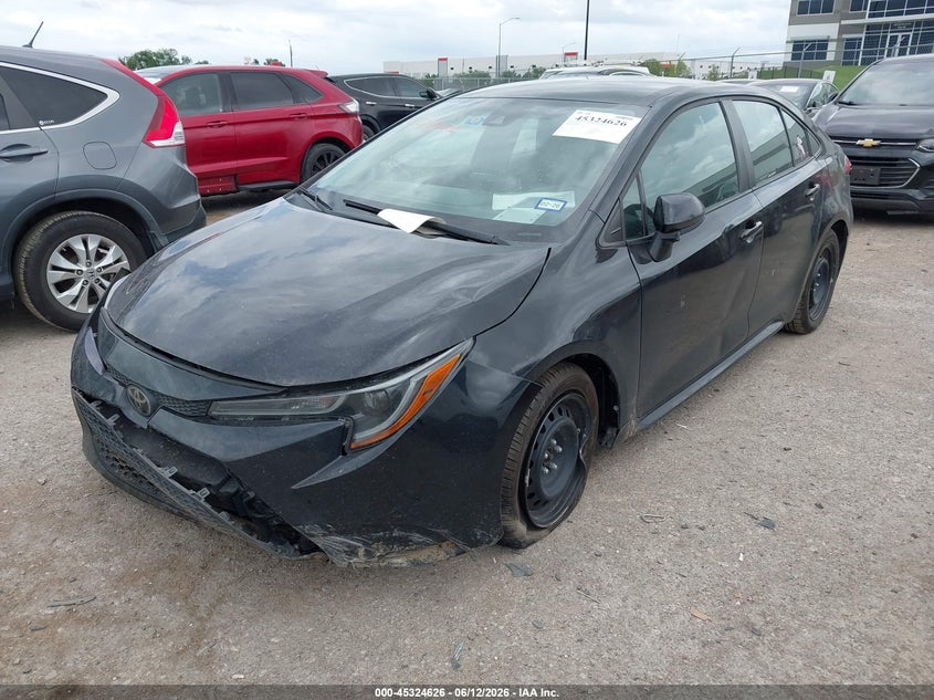2020 Toyota Corolla VIN 5YFEPRAE9LP105646 IAAI salvage auction — FRONT END, Original (Texas), sold $3,700 on 2026-07-28 (photo 2)