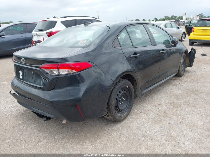 2020 Toyota Corolla VIN 5YFEPRAE9LP105646 IAAI salvage auction — FRONT END, Original (Texas), sold $3,700 on 2026-07-28 (photo 4)