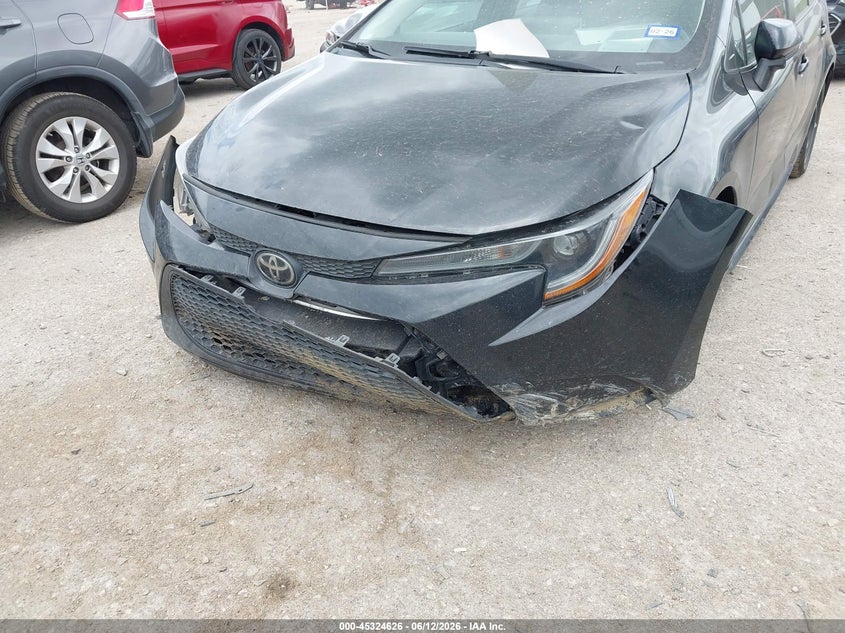 2020 Toyota Corolla VIN 5YFEPRAE9LP105646 IAAI salvage auction — FRONT END, Original (Texas), sold $3,700 on 2026-07-28 (photo 6)