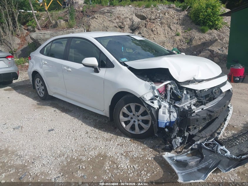 2022 Toyota Corolla VIN JTDEPMAE4N3022253 IAAI salvage auction — FRONT END, Salvage (Massachusetts), sold $4,825 on 2026-07-28 (photo 1)