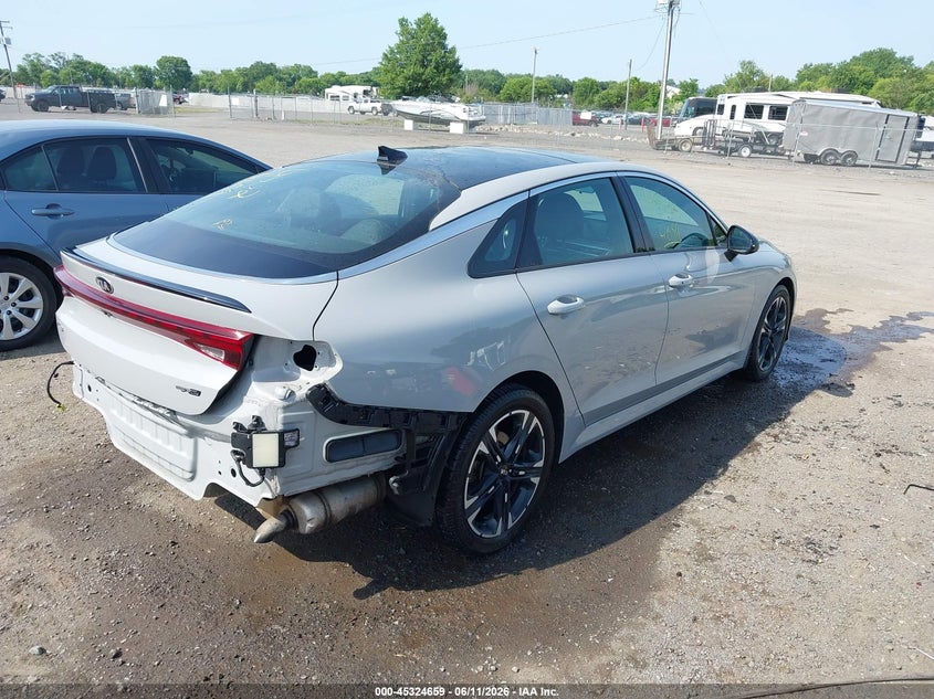 2021 Kia K5 VIN 5XXG64J21MG044193 IAAI salvage auction — REAR END, Salvage Title, sold $6,600 on 2026-08-01 (photo 4)