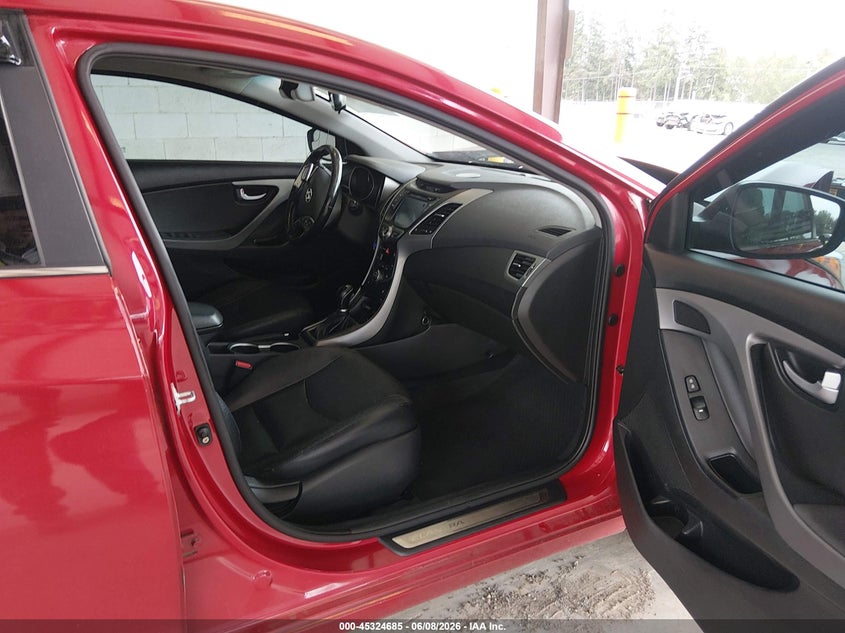 2014 Hyundai Elantra VIN KMHDH4AEXEU055966 IAAI salvage auction — FRONT & REAR, Salvage Title, sold $425 on 2026-07-22 (photo 5)