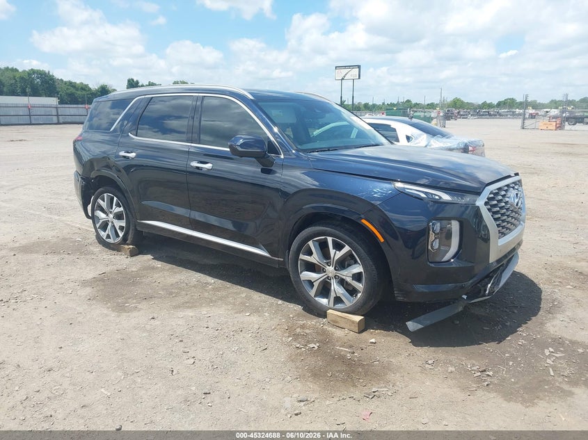 2021 Hyundai Palisade VIN KM8R54HEXMU221079 IAAI salvage auction — FRONT & REAR, Salvage (Texas), sold $4,050 on 2026-07-15 (photo 1)