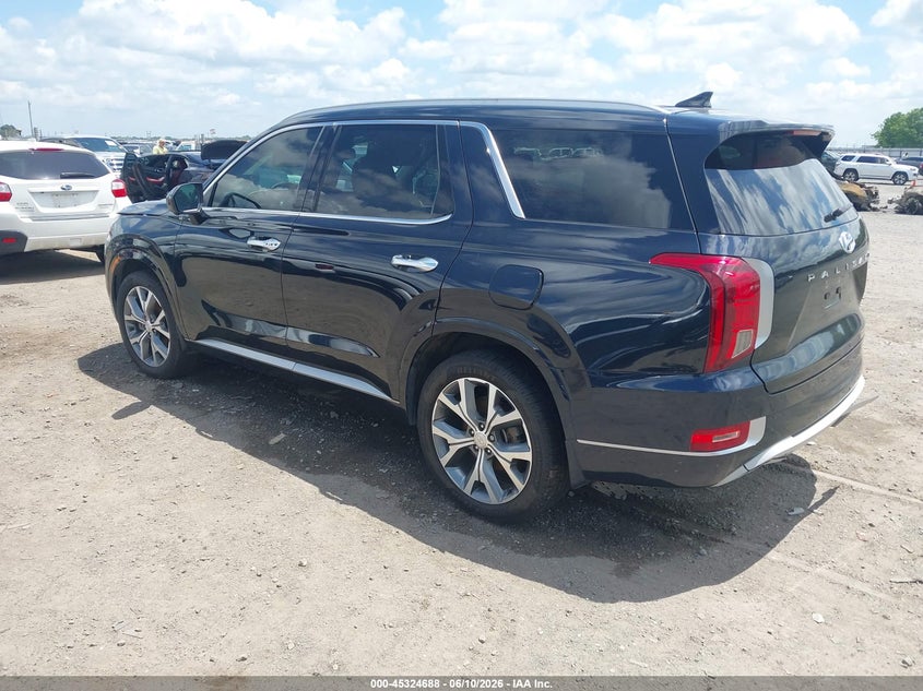 2021 Hyundai Palisade VIN KM8R54HEXMU221079 IAAI salvage auction — FRONT & REAR, Salvage (Texas), sold $4,050 on 2026-07-15 (photo 3)
