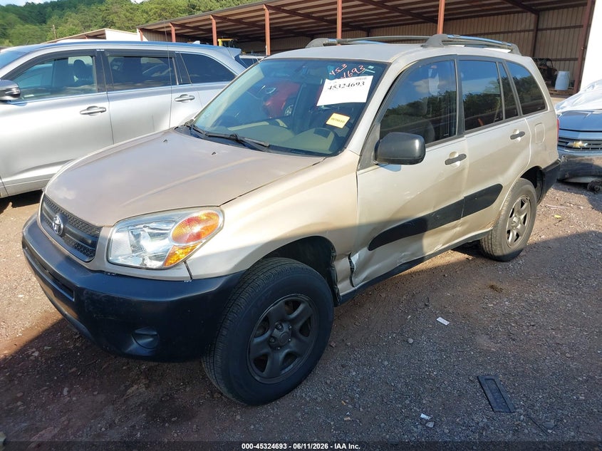 2005 Toyota Rav4 VIN JTEGD20V450091528 IAAI salvage auction — LEFT SIDE, Salvage (Alabama), sold $500 on 2026-07-08 (photo 2)